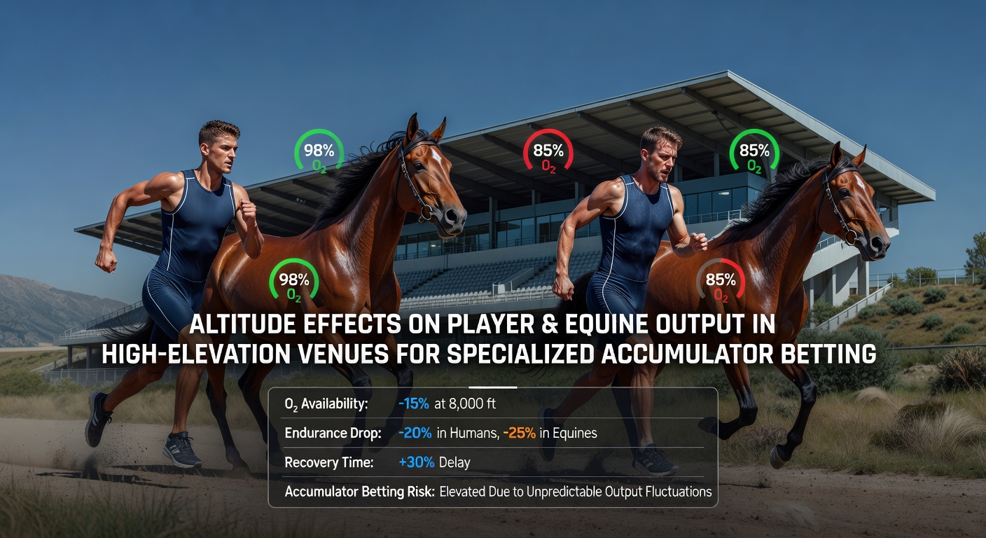 Racehorses competing at a high-elevation track with visible signs of exertion