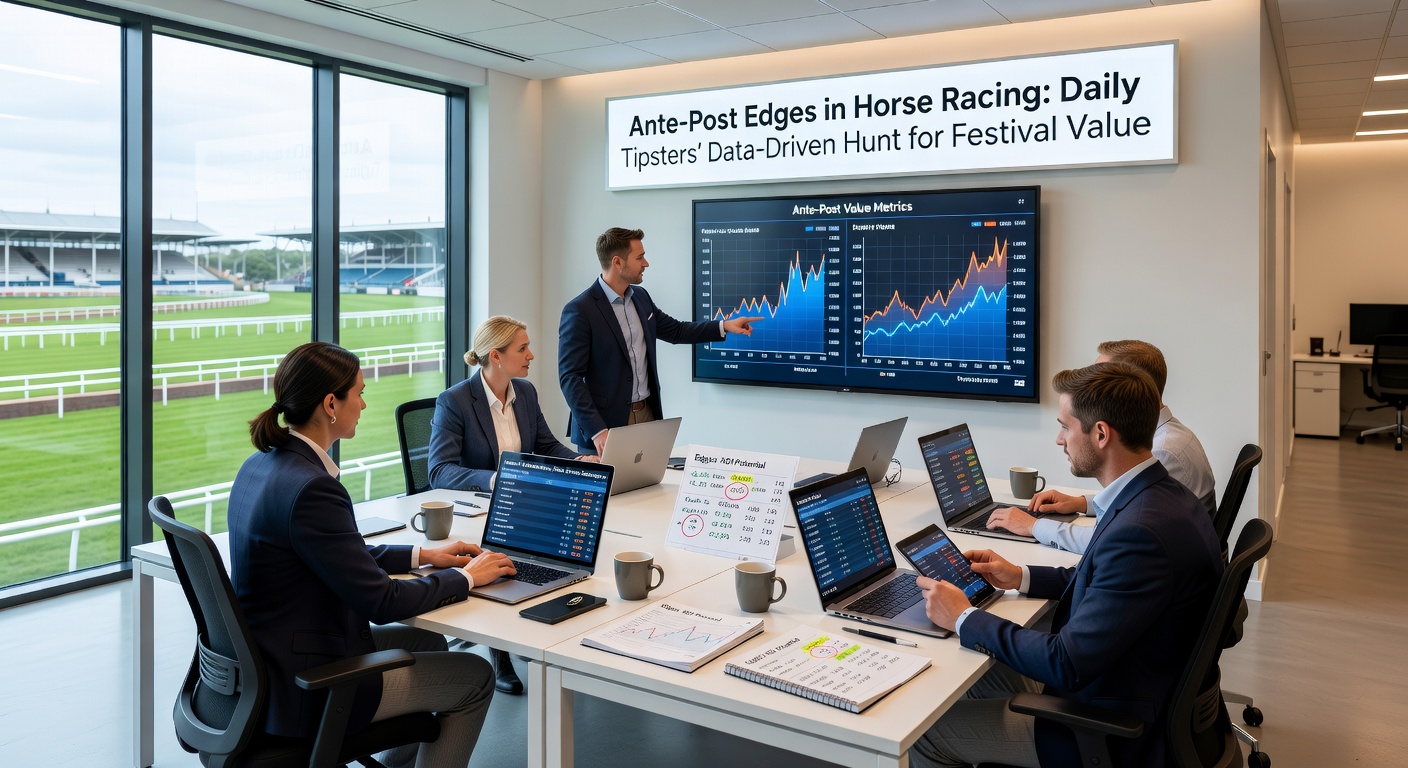Graphs displaying ante-post odds movements and data overlays for horses targeting the Cheltenham Festival