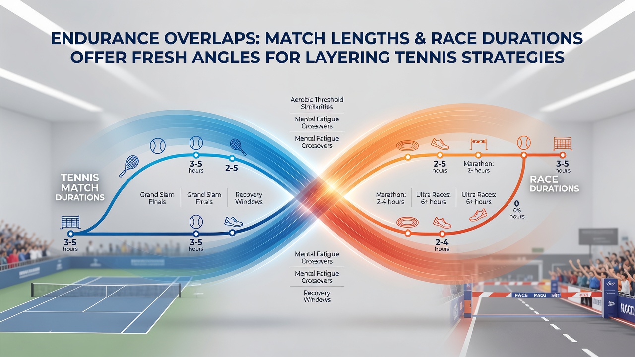 Chart illustrating average set lengths in tennis alongside football match segment durations for multi-bet timing analysis